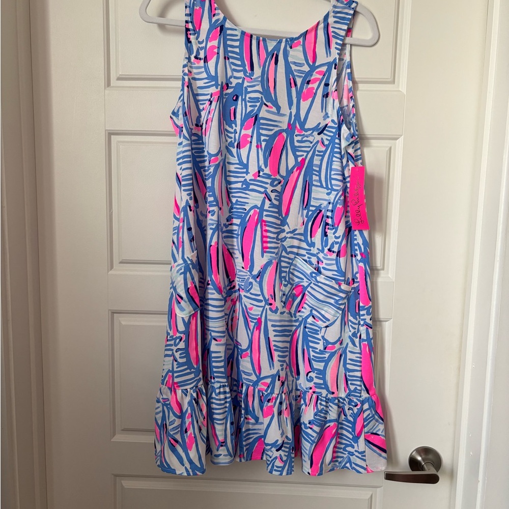 Lilly Pulitzer Women's Dress in Pink and Blue